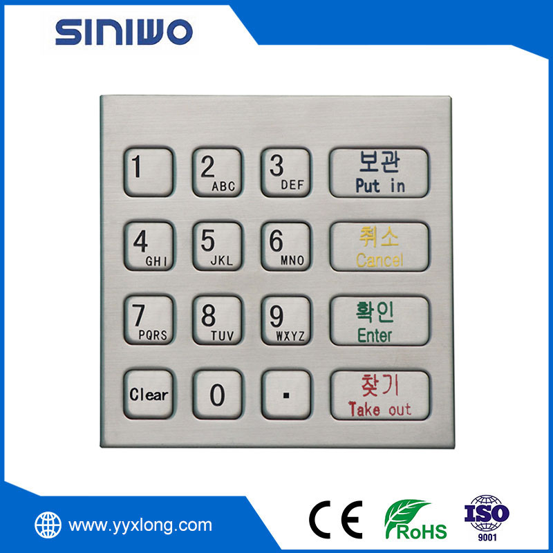 Pang-industriya na 4x4 Matrix Keypad