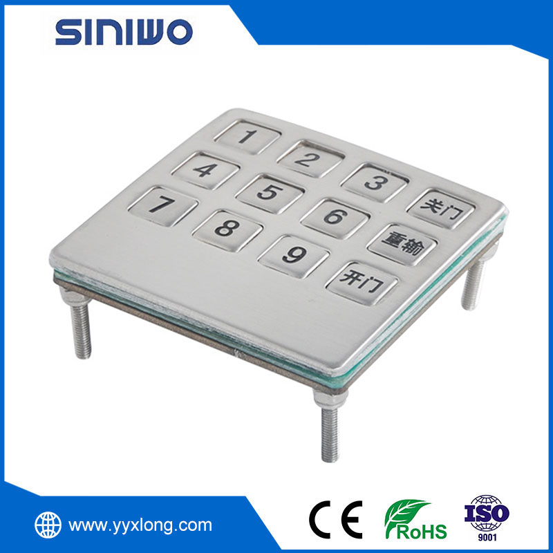 Industrial Express Cabinet Metal Keypad