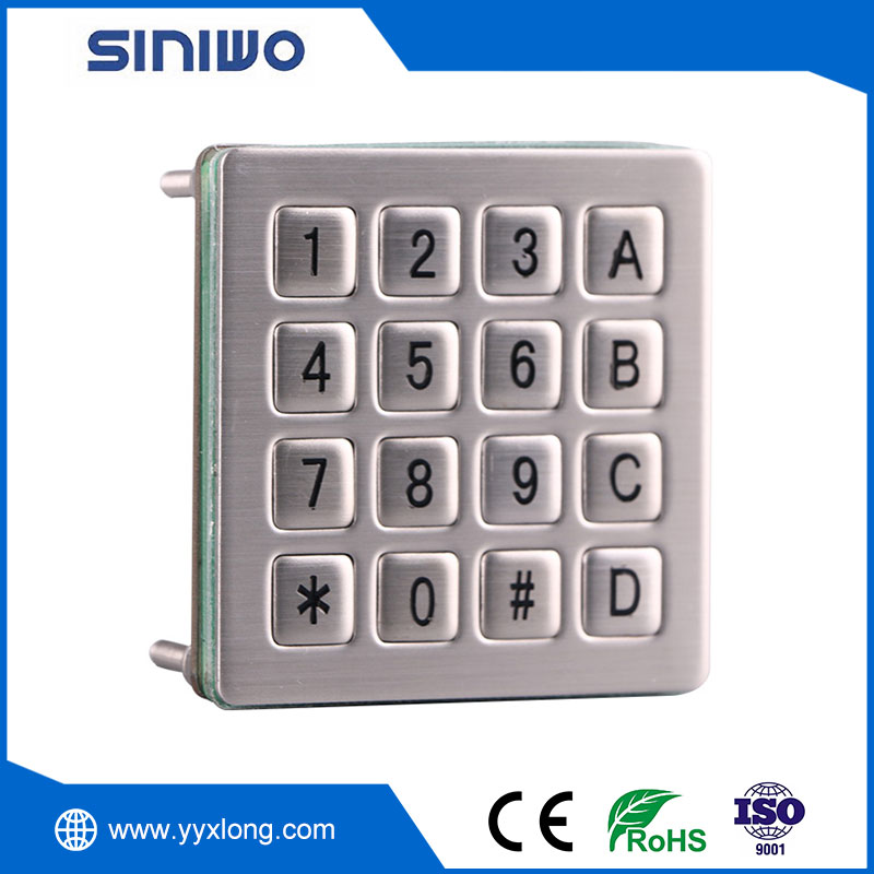 Anti-vandalism Industrial Keypad