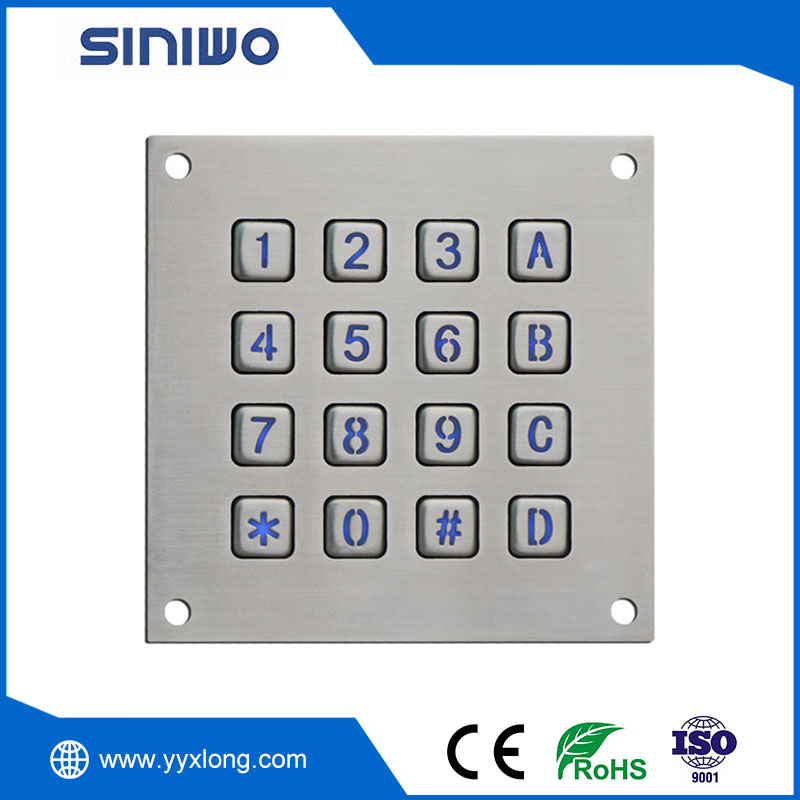 Keypad ng Industrial Intercom System