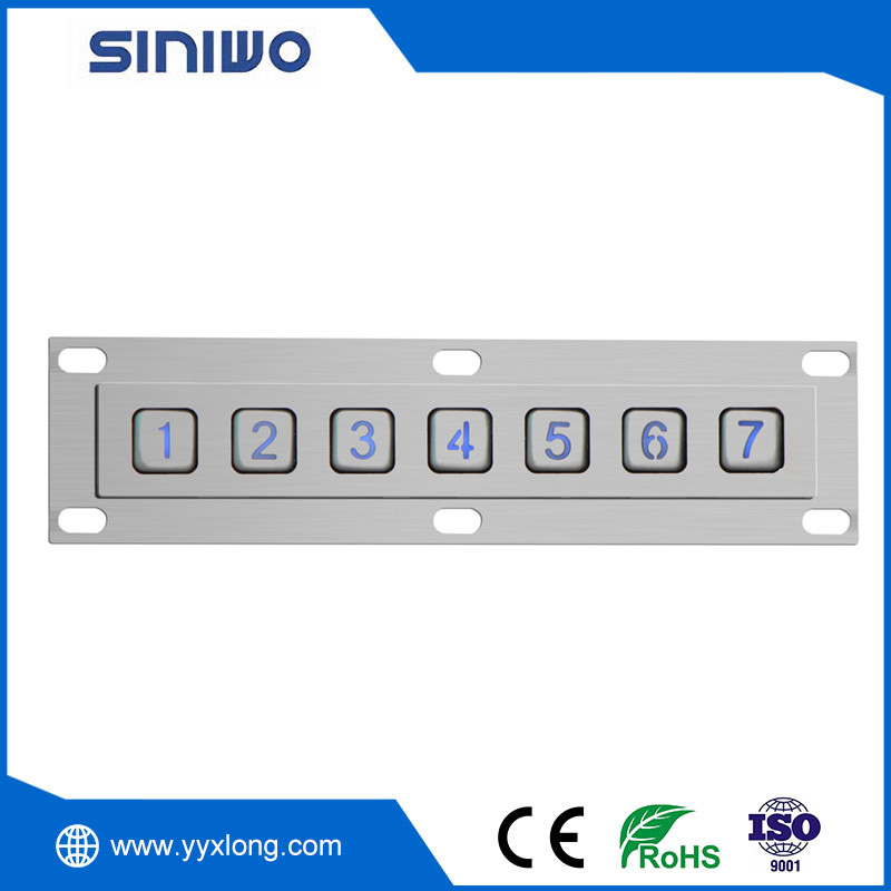 Pang-industriya na USB Kiosk Iluminated Keypad